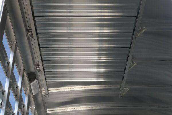 16174 (24) Straight Floor Semi Stock Trailer - Standard 36 inch Roll Up Gate with Reinforced Lower Roll Up Gate Panels
